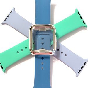 44mm 42mm 40mm 38mm Apple Watch denim lilac + case
